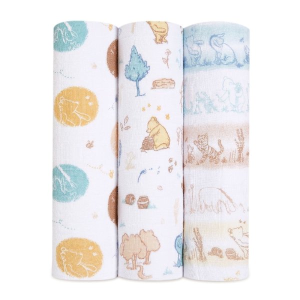 Winnie the Pooh Swaddle Blanket Set for Baby by aden + anais® | shopDisney