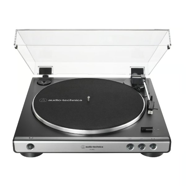 Audio-Technica AT-LP60X Fully Automatic Belt-Drive Stereo Turntable (Gunmetal)