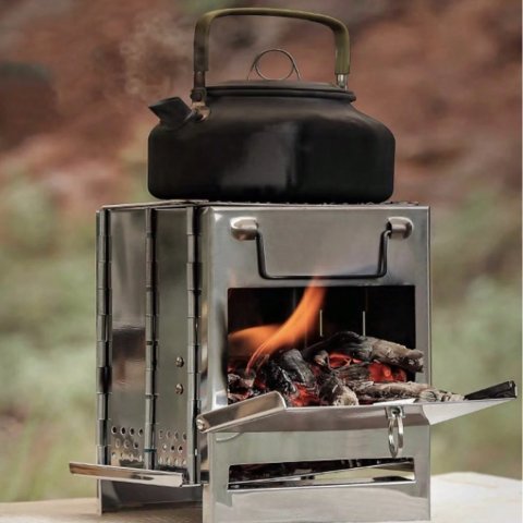 露营必备迷你烧烤架 怎么不算围炉煮茶呢