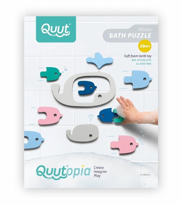 Quut Bath Puzzle - Whale