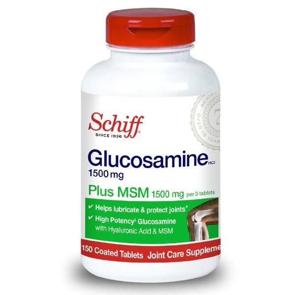 Glucosamine 1500mg Plus MSM Joint Care Cotaed Tablets