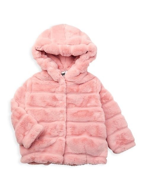 Little Girl's & Girl's Goldie Kids Faux Fur Coat
