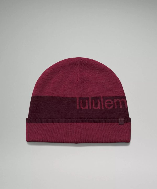 Wool-Blend Knit Logo Beanie | Unisex Hats | lululemon