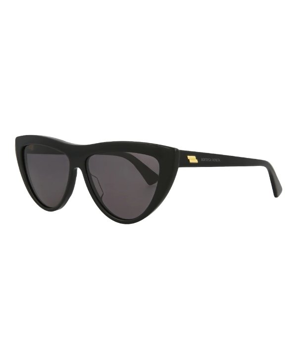 | Black & Gray Cat-Eye Sunglasses