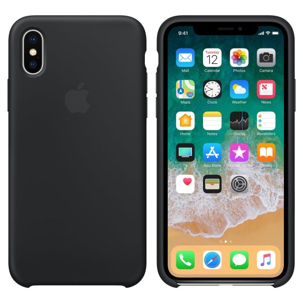 iPhone X 官方液态硅胶手机壳 黑色