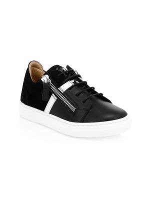 Little Girl's & Girl's Two-Tone Leather Sneakers