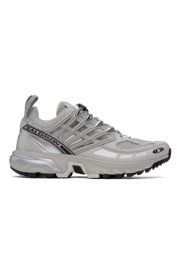 Gray & Silver Acs Pro Sneakers