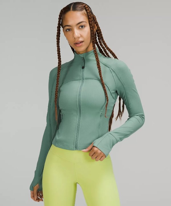 Ribbed Nulu Cropped Define Jacket | Women's Hoodies & Sweatshirts | lululemon