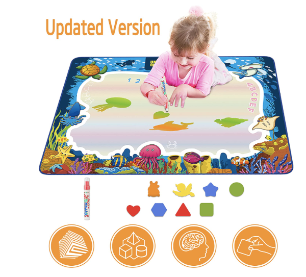Hierceson Water Drawing Mat for Kids