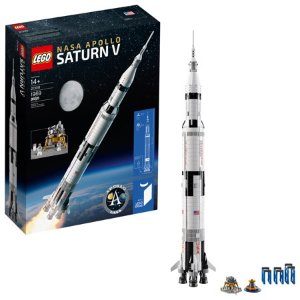 史低价：LEGO NASA阿波罗土星五号21309，实物高约1米