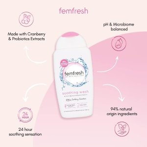 Femfresh 英国专业女性私处品牌 蔓越莓护理液£1.57近史低！