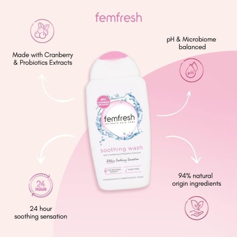 旅行便携湿巾£1！零添加敏感肌放心用Femfresh 英国专业女性私处品牌 蔓越莓护理液£1.57近史低！