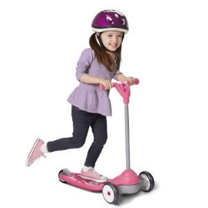 Radio Flyer 儿童滑板车，粉色款