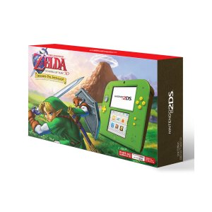 Nintendo 2DS Link Edition with The Legend of Zelda: Ocarina of Time 3D