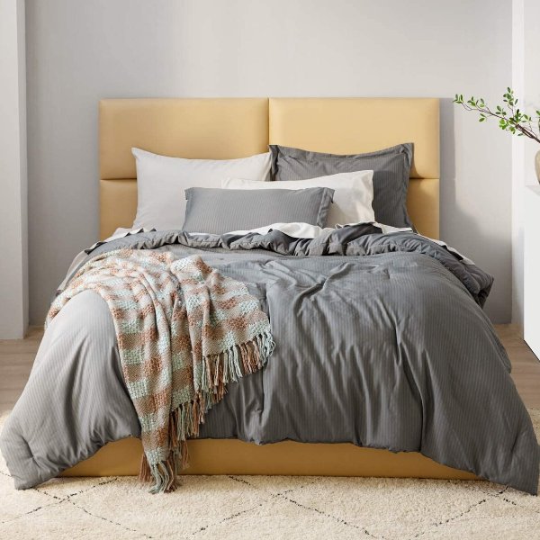 Bedsure Striped Bedding Comforters Sets