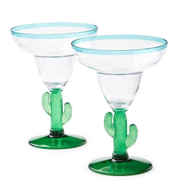 Southwest Acrylic Margarita Glasses, Set of 2, Created for Macy's