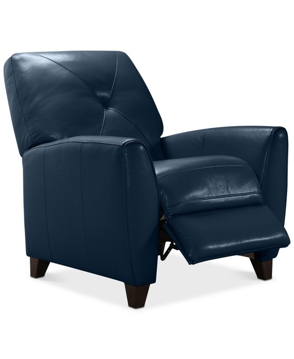 Leather Pushback Recliner, Created for Macy's