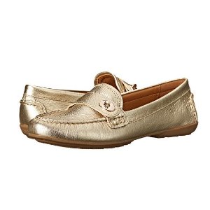 COACH Flash 女款金色平底鞋（6.5-10码）