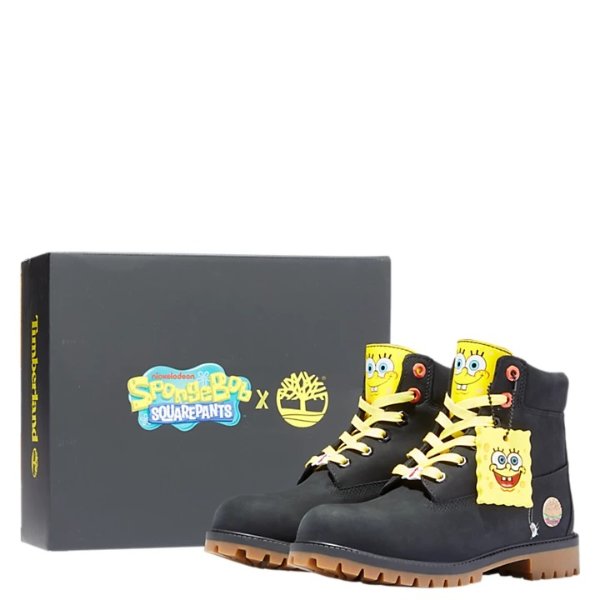 Junior SpongeBob SquarePants X Timberland 6-Inch Waterproof Boots 