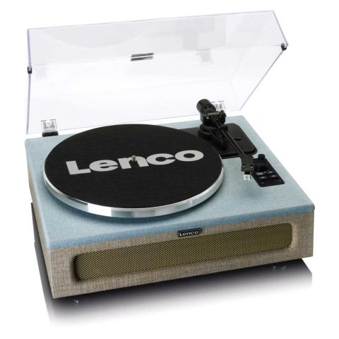 Lenco LS-440 BUBG 婴儿蓝带音箱黑胶唱片机