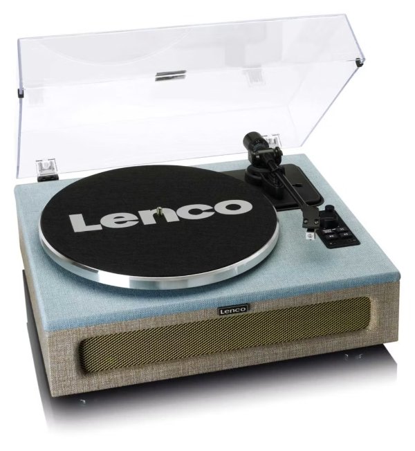 Lenco LS-440 BUBG 婴儿蓝带音箱黑胶唱片机