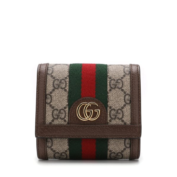 Ophidia GG French Flap Wallet