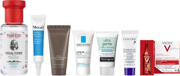 Variety Free Dermatologist Recommended 7 Piece Sampler #1 
