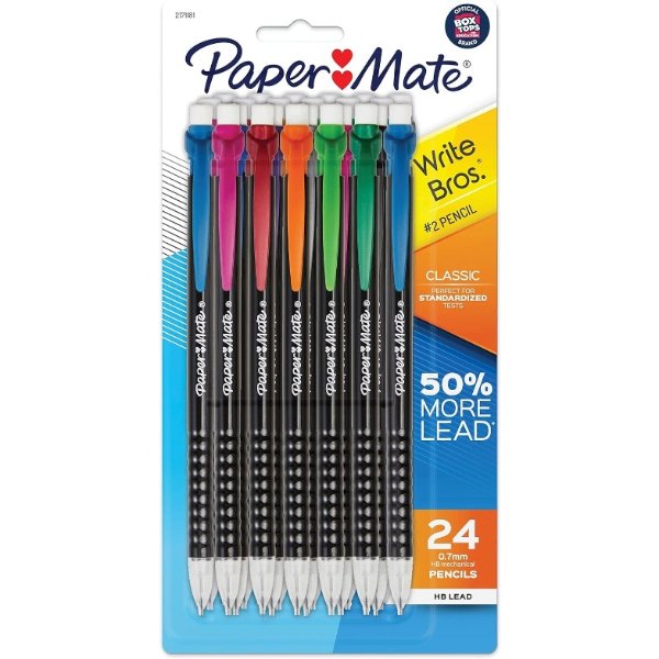 Paper Mate 彩虹机械自动铅笔 0.7mm 24支装