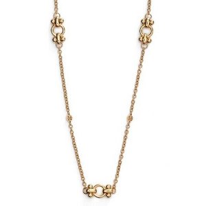 Tory Burch 'Gypset' Long Logo Station Necklace @ Nordstrom