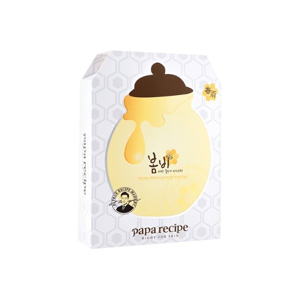 韩国PAPA RECIPE 春雨 蜂蜜美白保湿营养面膜 10片入 - 亚米