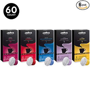 Lavazza Nespresso Compatible Capsules Variety Pack (Pack of 60)