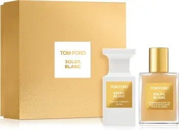 Soleil Blanc Eau de Parfum & Shimmering Body Oil Gift Set $329 Value