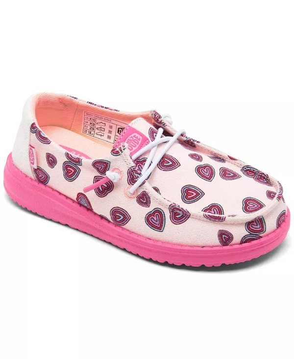 Toddler Girls Wendy Hearts Casual Moccasin Sneakers from Finish Line