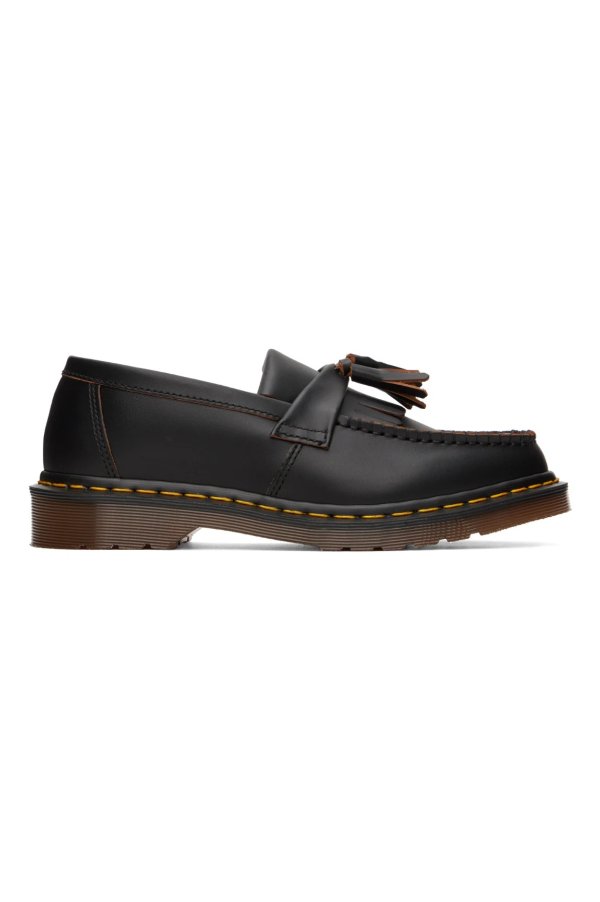 Black 'Made In England' Adrian Loafers
