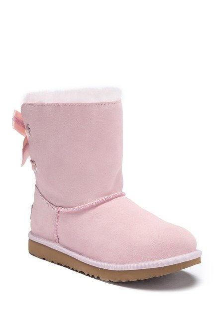 Customizable Baily Bow Genuine Shearling Lined Boot (Little Kid & Big Kid)