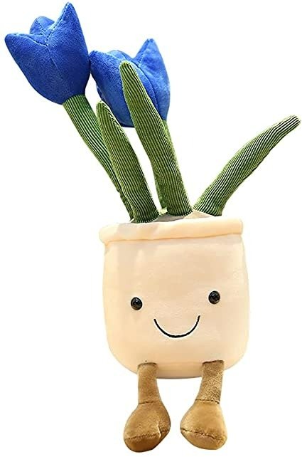 Tulip Flower Succulent Hug Plush Pillow - 13 Inch Original Plush Soft Fluffy Stuffed Plant Animal Toy for Office Kids