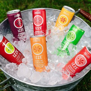 IZZE 4 Flavor Variety Pack Sparkling Juice, 8.4-Ounce Cans (Pack of 24)