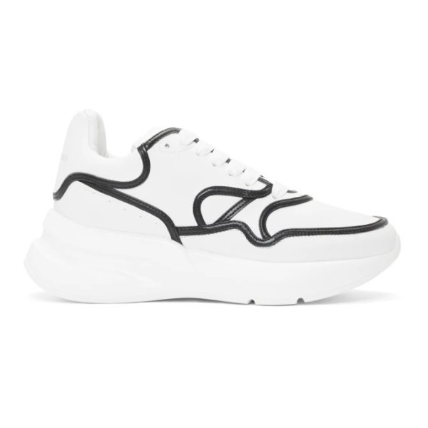- White & Black Oversized Sneakers