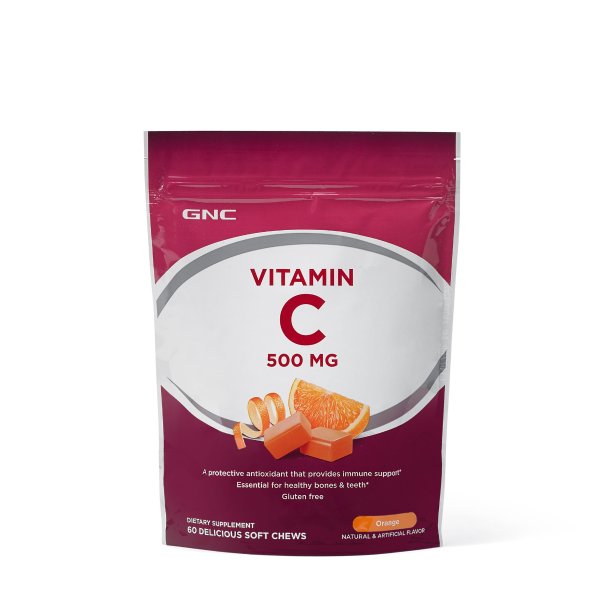桔子味维生素C软糖500mg含量60个装