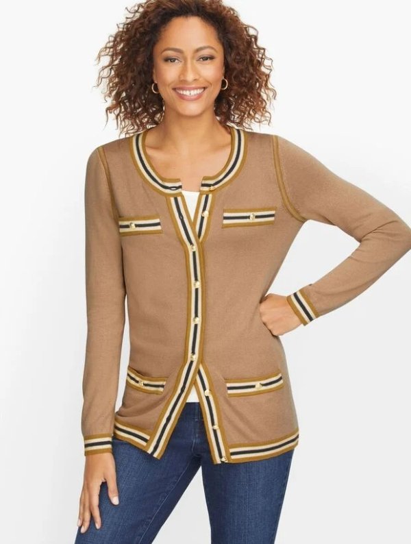 Supersoft Tipped Cardigan