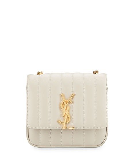 Vicky Small YSL Monogram Quilted Crossbody Bag