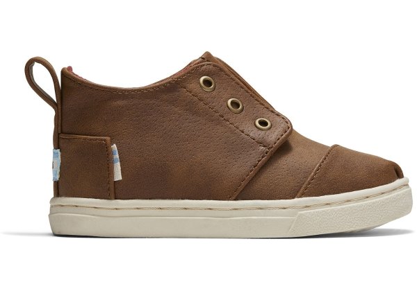 Toffee Microsuede Tiny TOMS Botas Cupsole Sneakers | TOMS