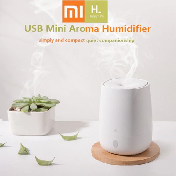 US $15.19 5% OFF|Xiaomi Mijia Youpin HL Portable USB Mini Air Aromatherapy Diffuser Humidifier Quiet Aroma Mist Maker 7 Light Color Home Office|Smart Remote Control| | - AliExpress