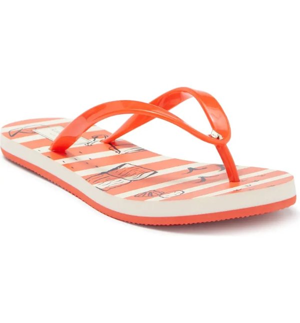 Feldon Patterned Flip-Flop Sandal