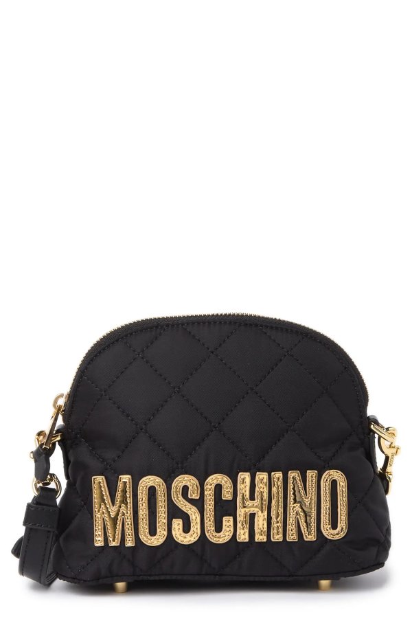 Quilted Leather 'Moschino'斜挎包