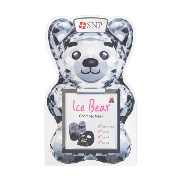 Korea SNP Ice Bear Charcoal Mask 1sheet