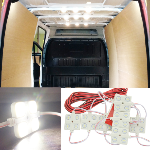 Ampper 12V 40 LEDs Van Interior Light Kits