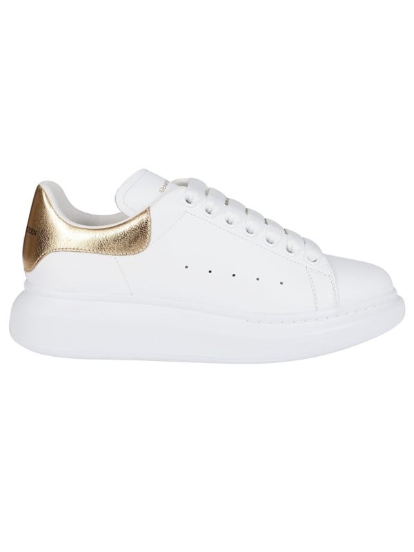 White Leather Oversized Sneakers