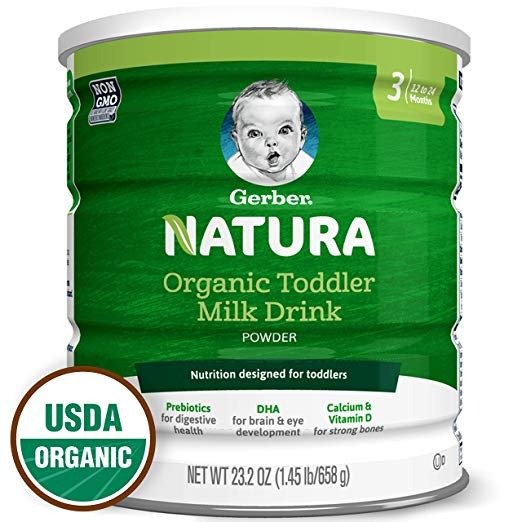 Natura Organic Toddler Formula Milk Powder, Stage 3, 23.2 Oz. Can