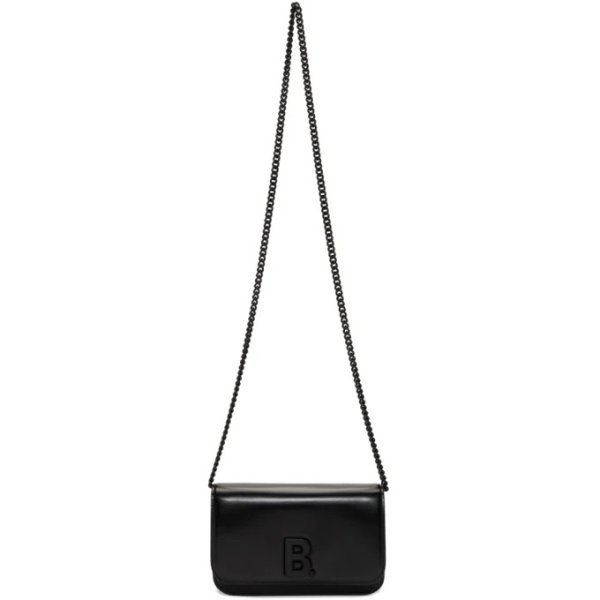 Black B. Wallet Chain Bag